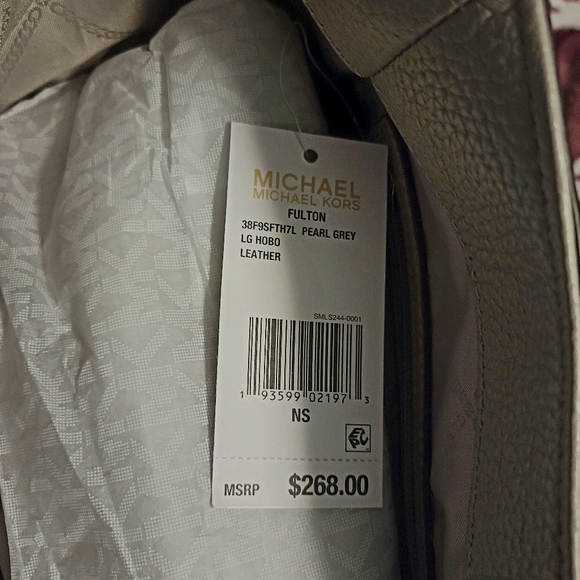 Michael Kors Fulton Shoulder Bag Grey - Picture 7 of 11